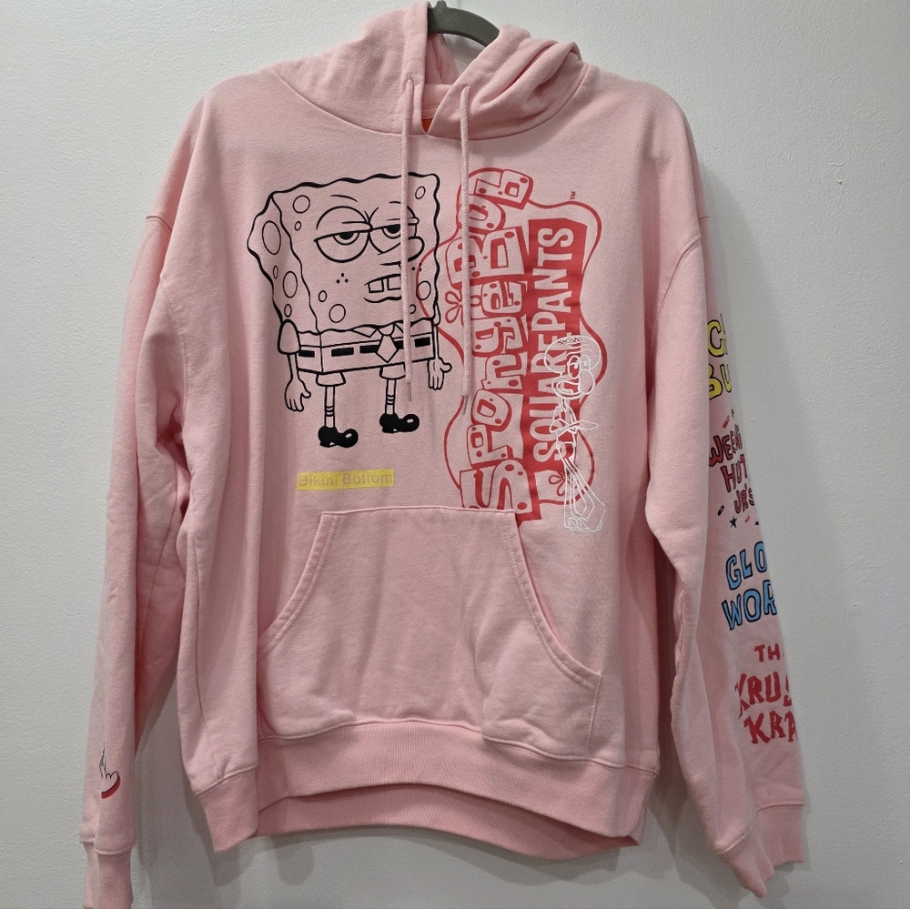 Nickelodeon Light Pink Spongebob Hoodie